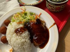 秘汁鸡腿排饭-和合谷(百荣店)