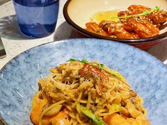 芝士蘑菇鲜虾意大利面-BE BRIGHT KITCHEN(正佳广场店)