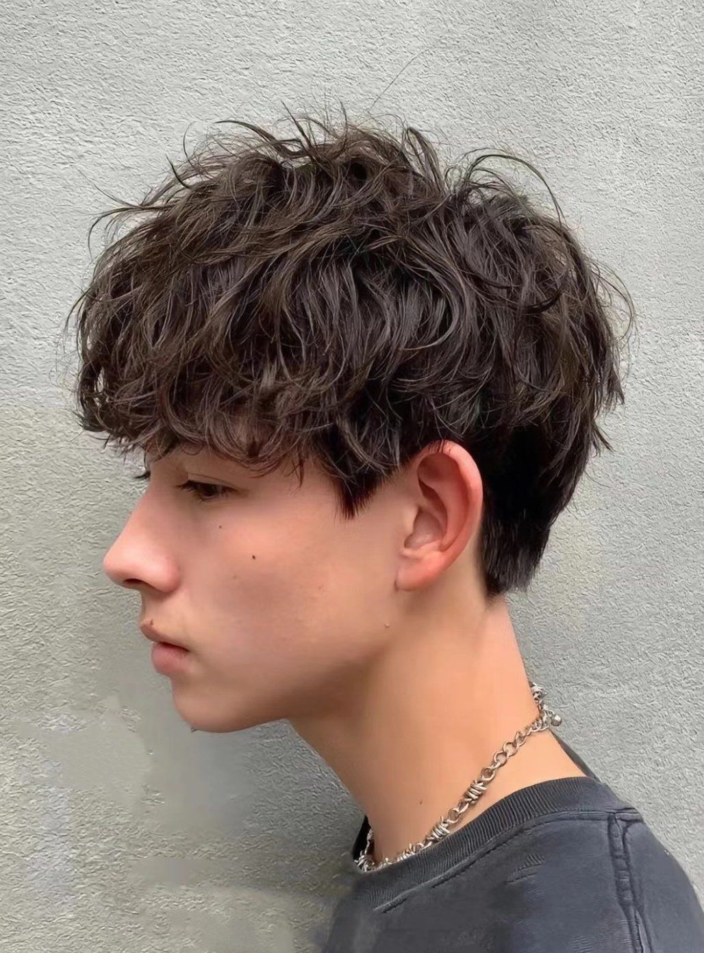 男士羊毛卷