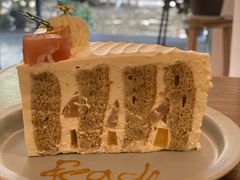蜜桃乌龙冰淇淋糯米蛋糕-野路甜点铺(松柏路店)