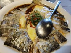 黄鱼蒸蛋肉饼-孔乙己酒家(虹桥路店)