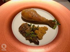 三黄鸡羊肚菌烩饭-Oyster Talks 四度蚝法餐厅