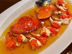 鸡油花雕蒸三门蟹-杭州西子湖四季酒店·金沙厅