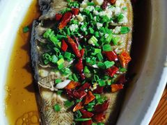 葱油比目鱼-胖大嫂渔家排档·全海景餐厅(渔村店)