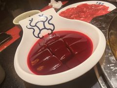 鲜鸭血-大龙辣火锅·龙虾·烧烤(湖滨新天地店)