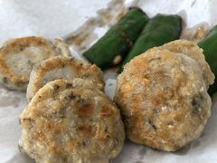 煎鱼饼拼酿辣椒-德云居