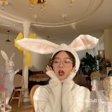 兔子真可爱！大蛋挞真好吃！！