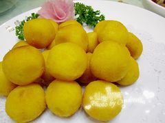 甜点&nbsp;香芋糯米球-懋隆金阁·博山菜