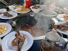 -穆湖渔村饭庄·住宿·钓鱼