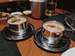 卡布奇诺蘑菇汤配牛肝菌-AZUL by FUEL蓝色·法式酒馆(琶醍店)