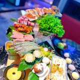 有点儿韩国🇰🇷烤肉🥩的味道[调皮]