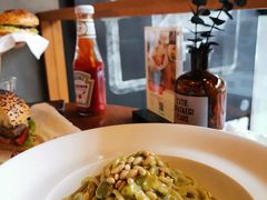 青酱蘑菇鸡肉意面-UPPER KITCHEN(延安路店)