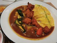 樱花炸鸡咖喱蛋包饭套餐-池奈·日式咖喱蛋包饭(老城根Gpark店)