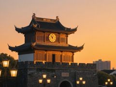 -南通濠河风景名胜区-钟楼谯楼
