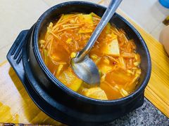韩式泡菜酱汤-星火东北碳火烤肉(华大店)