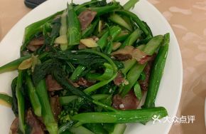 Bok Choy Stir-Fried with Preserved Meat