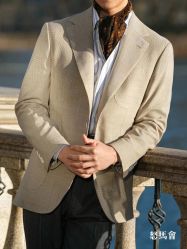 点击看大图 -怒马会 全麻衬西装高级定制