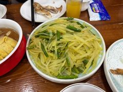 蒜苔炒土豆丝-绍兴名菜馆(可乐路店)