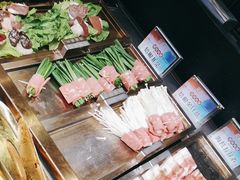 培根韭菜-深海渔场海鲜烤肉火锅自助餐厅(新洲摩尔城店)