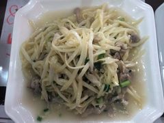 茭白肉丝-月落乌啼餐馆