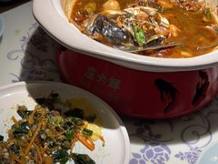 招牌鱼双宝捞饭-卢大鲜鱼头捞饭(美利广场店)