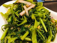 马拉盏炒通菜-大头虾越式风味餐厅(光明广场店)