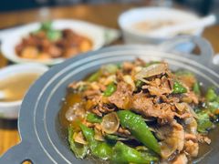 辣椒炒黑猪肉-禾珍珠家常小馆(河南博物院店)