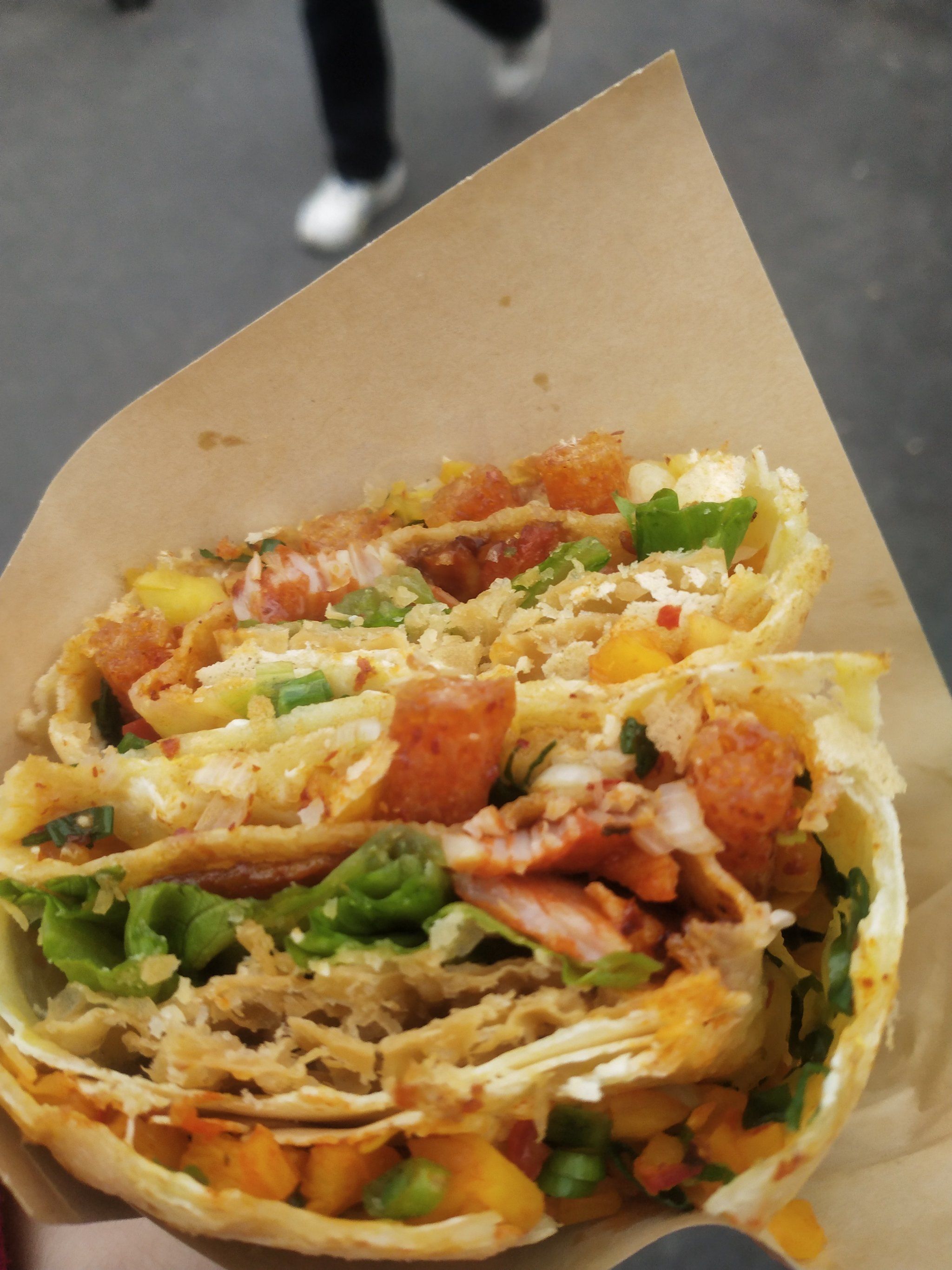 好吃量大的杂粮煎饼!