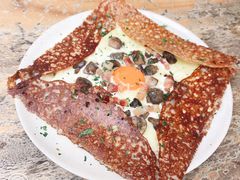 鸡蛋蘑菇熏肉荞麦可丽饼-RAC BAR(安福路店)