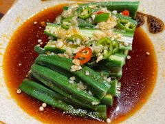 凉拌秋葵-本味焖罐源(天泽街店)