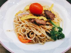 黑椒牛柳炒意面-太湖饭店玉兰厅(自助餐厅)