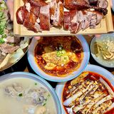 在福州川菜馆喝到好喝的奶白蹄花汤！好幸福！