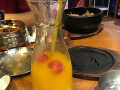 鲜活芒果汁-老炉家木炭烤肉(长江国际店)