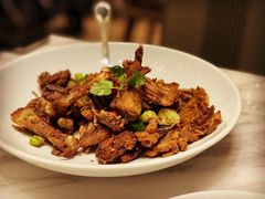 鸡纵菌小炒肉-悦轩中餐厅·高空江景·杭州柏悦酒店