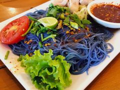 -蝶豆花蓝面条