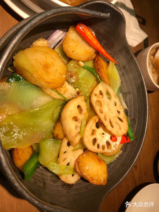 巴渝小镇(亦庄店)干锅三素图片 - 第16张