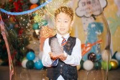 -小鲤鱼生日气球派对会场策划布置