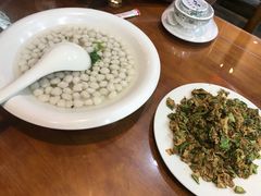 微山湖嫩荷叶炒鲜鸭蛋-微山岛春天里酒家