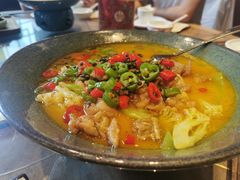 酸汤蛤蜊牛蛙-香园茶社·金陵小灶(老门东店)