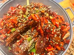 干锅鸭头-小俩口烧烤东北菜(双井店)