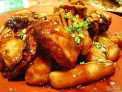 毛蟹炒年糕-鹿港小镇经典老上海菜(长乐路店)