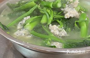 Pork Meatballs in Bok Choy