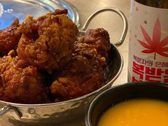 炸鸡沙拉-郑阿姨的家·이모네·韩料&烤肉(武川路店)