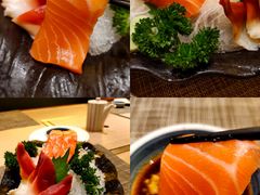 三文鱼和北极贝刺身-歌行灯日本料理(伊势丹店)