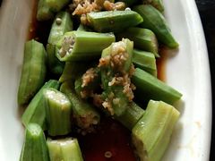 白灼黄秋葵-临家闽南菜(大唐店)