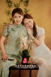 -时光纪亲子全家福照相馆(静安店母女写真父母纪念照)