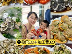 -霞涌市场海鲜摆卖区