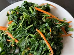 人参菜-北京龙庆四季香农家饭庄·灶台鱼·碳烤虹鳟鱼(龙庆峡店)