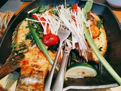 香茅草烤罗非鱼-云海肴·汽锅鸡·云南菜(苏州中心店)