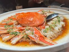 紫阳黑猪肉蒸板蟹-紫阳海鲜楼·传承闽味(长乐路总店)